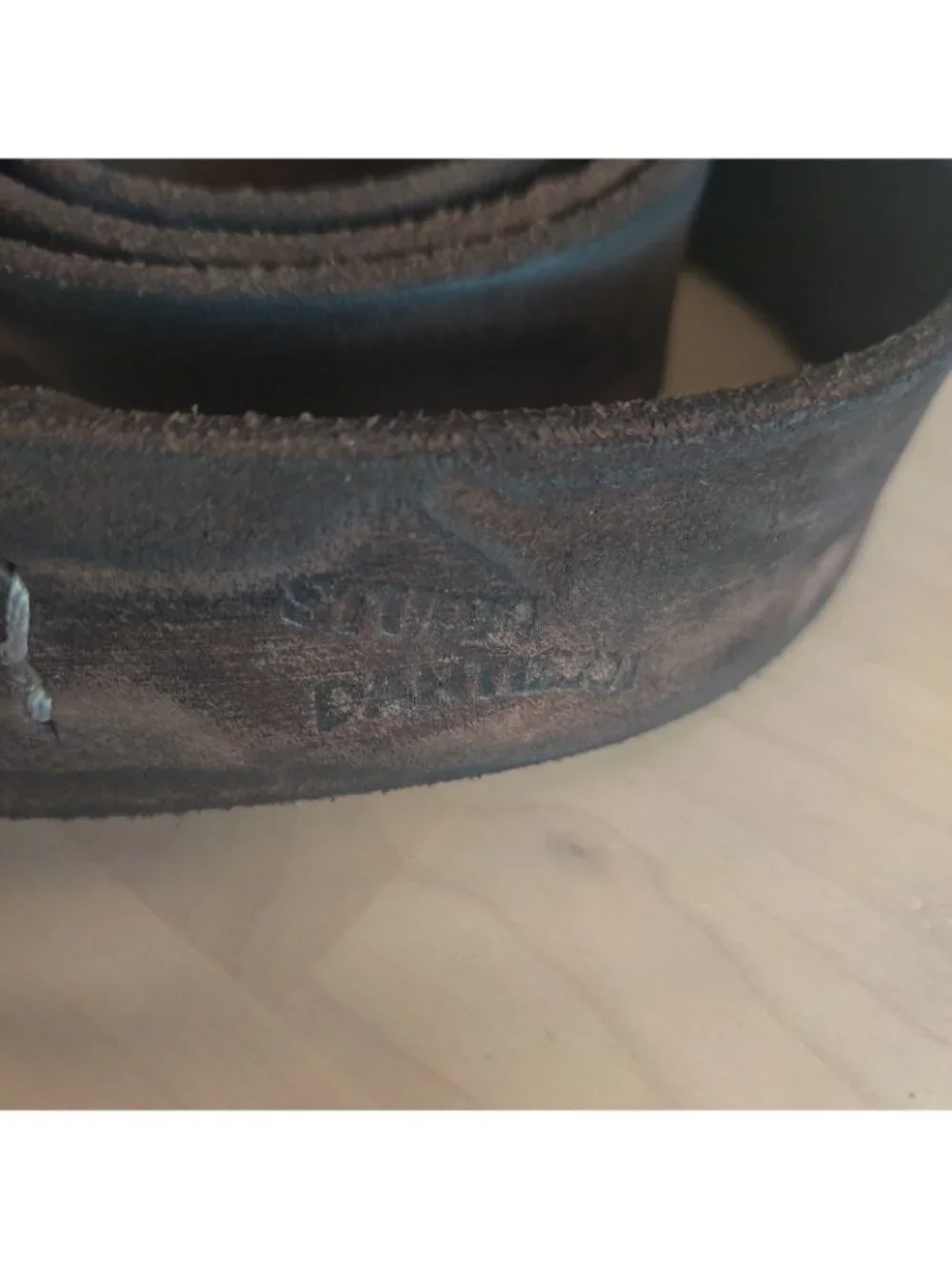 Studio D'artisan leather belt - big buckle